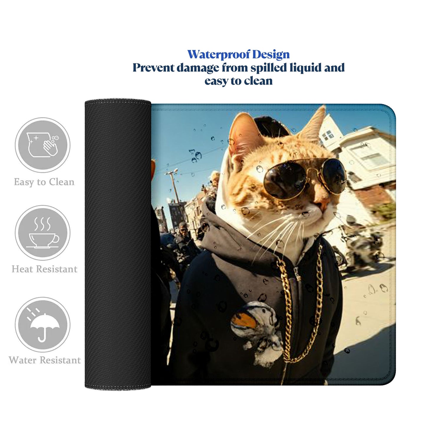 Cool cats gang mouse pad for keyboard and mouse – MYPCWALA