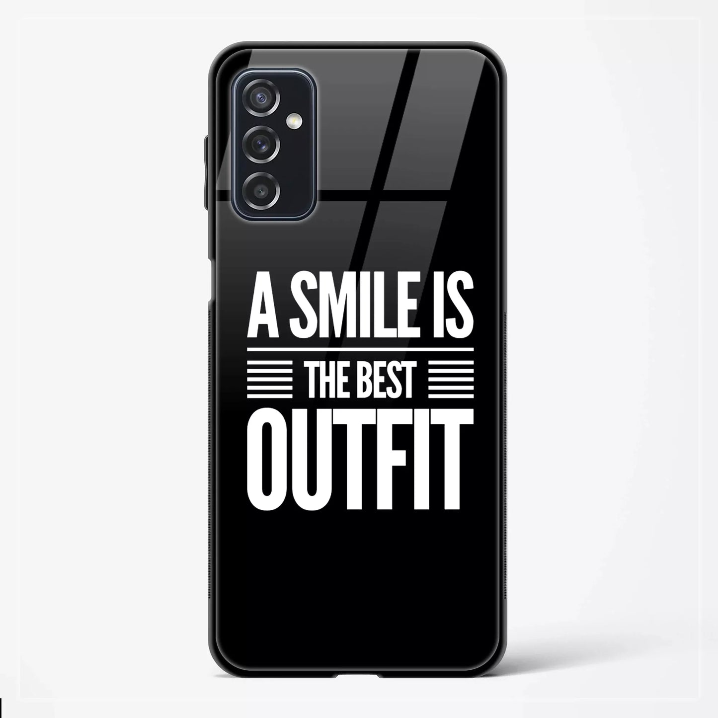 Back Cover for Galaxy A14 Premium Glass Mobile Back Case