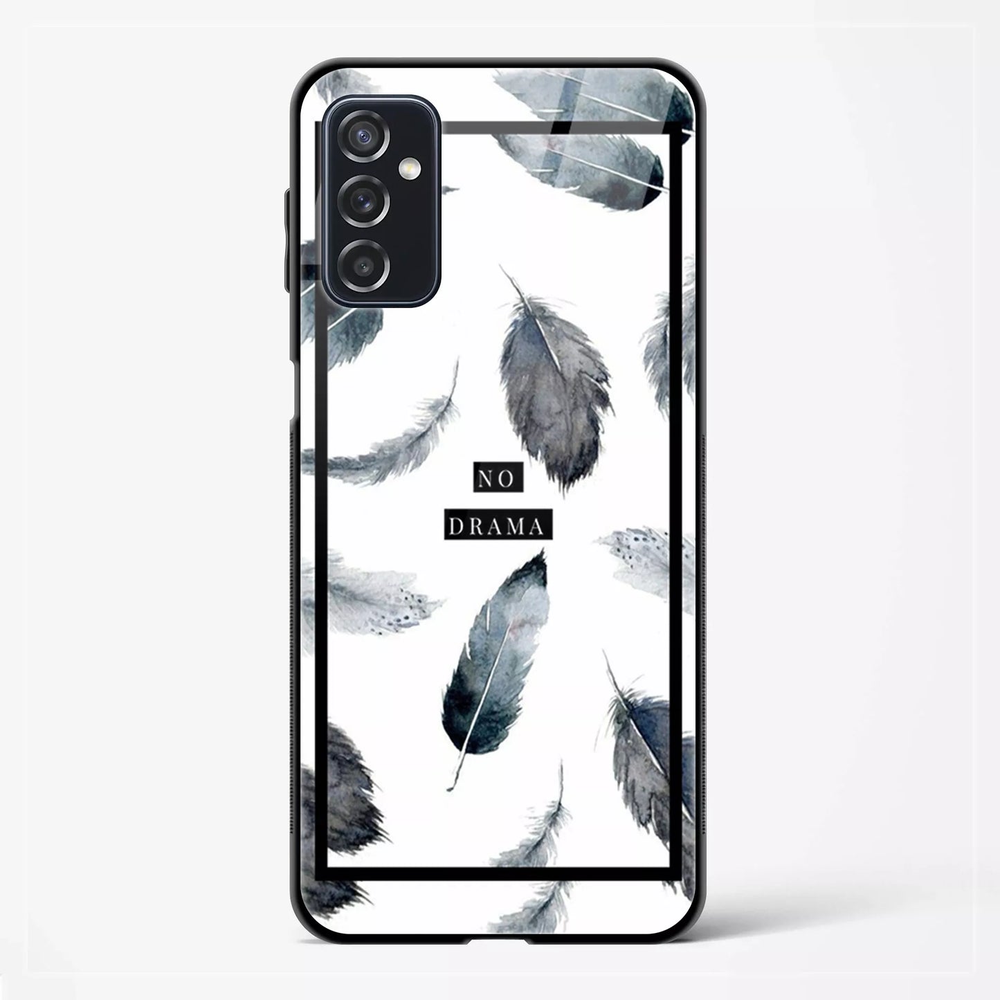 Back Cover for Galaxy A14 Premium Glass Mobile Back Case