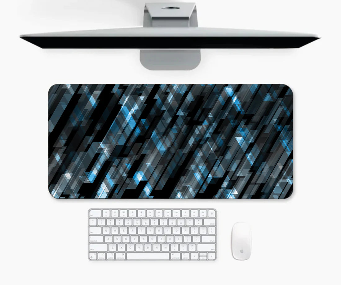 Mypcwala-Motion of shapes and light abstract Gaming desk mat