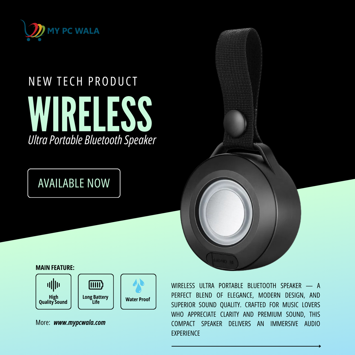 Mypcwala Portable Wireless Speaker SPK – 10