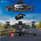 4K Dash Cam with WDR Night Vision, 3 - Channel Front/Left/Right Cameras + 1080P Rear, 5.8G WiFi, GPS Tracking, G - Sensor Emergency Lock, Wide - Angle Lens, 3" Display, Full 360° Car Security - DHARM IT PRIVATE LIMITED