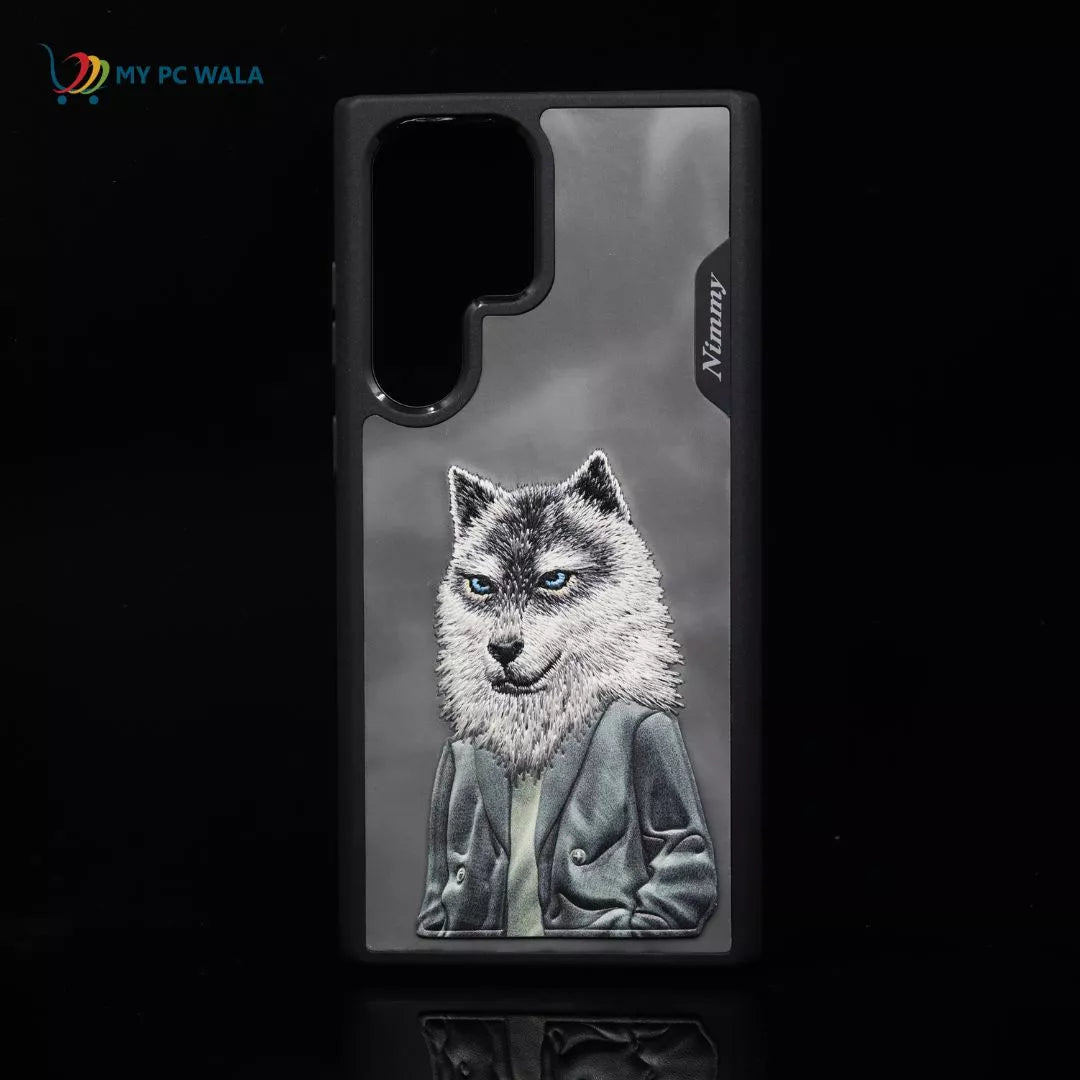 Samsung Galaxy S24 Ultra Nimmy 3D Wolf Back Cover Case