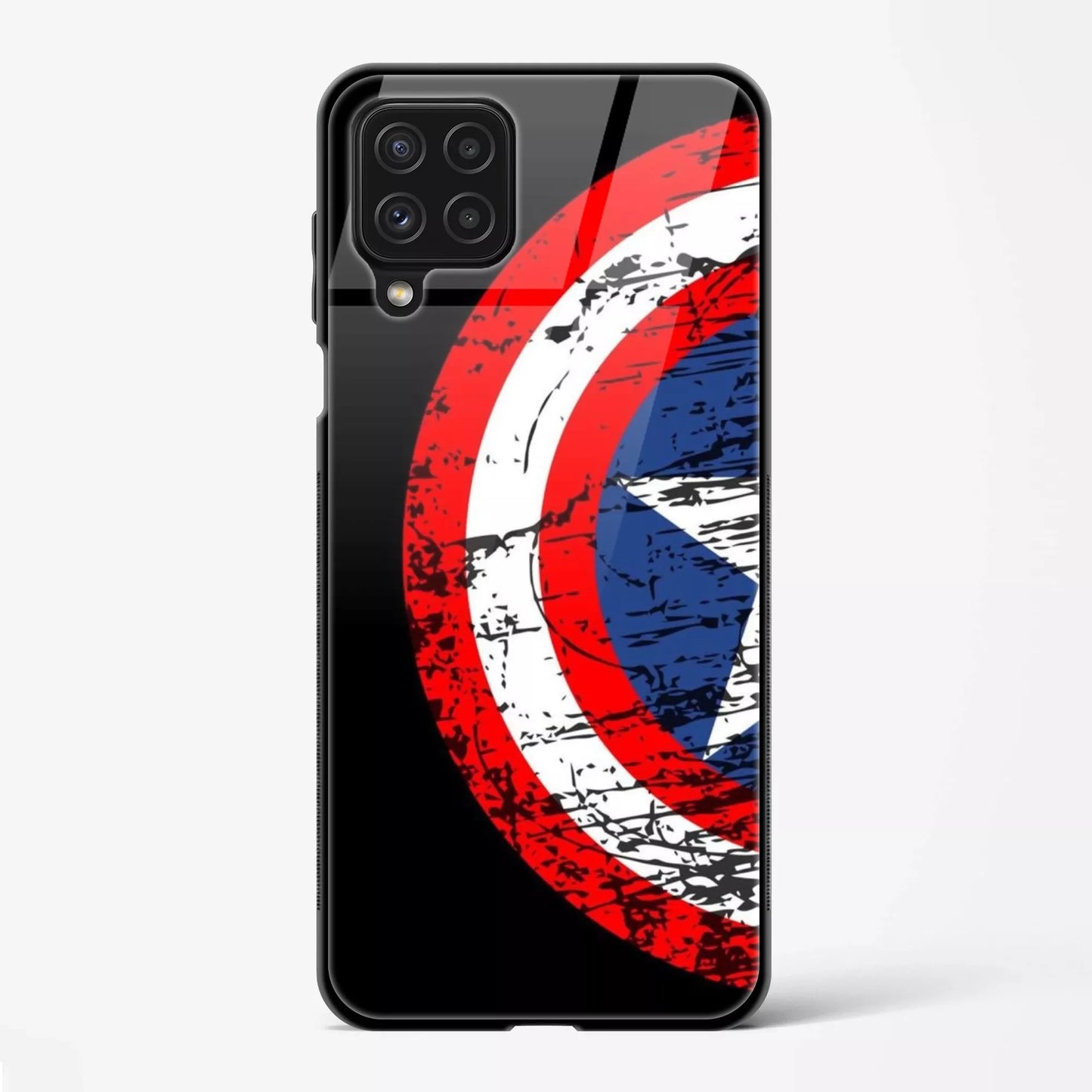 Back Cover for Galaxy A22 Premium Glass Mobile Back Case