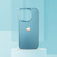 iPhone 14 PRO Metallic Drop Resistant Protection, Phone Back Cover Hard Ultra Protective & Anti Shock Case (Light Blue)