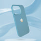 iPhone 14 PRO Metallic Drop Resistant Protection, Phone Back Cover Hard Ultra Protective & Anti Shock Case (Light Blue)