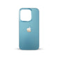 iPhone 14 PRO Metallic Drop Resistant Protection, Phone Back Cover Hard Ultra Protective & Anti Shock Case (Light Blue)