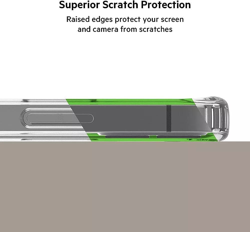 TPU Magnetic Protective Clear Case for iPhone 15 Pro Max, Lightweight Design, MagSafe Compatible, Anti-Microbial Coating (Reduces Bacteria by 99%), Screen-Down Protection