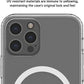 TPU Magnetic Protective Clear Case for iPhone 15 Pro Max, Lightweight Design, MagSafe Compatible, Anti-Microbial Coating (Reduces Bacteria by 99%), Screen-Down Protection