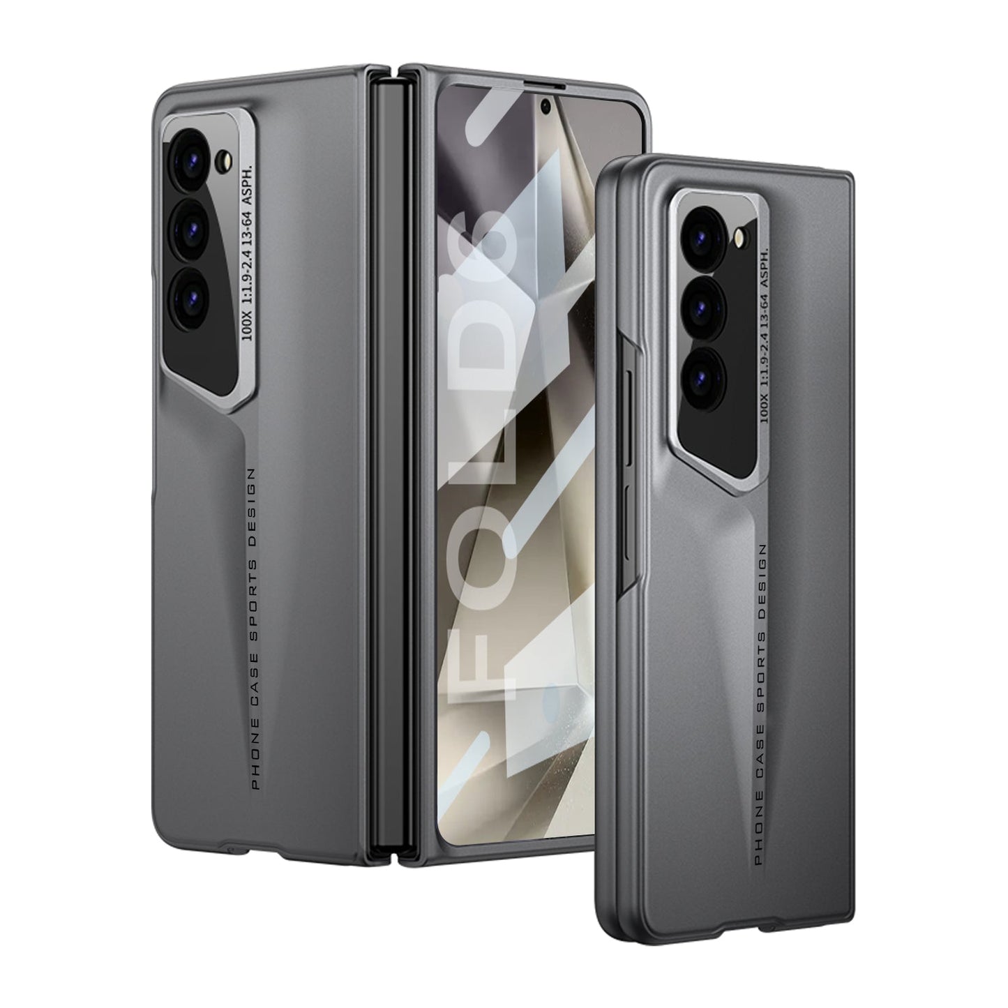 Back Cover for Blade Series Slim Hard Back Cover with Front Glass for Samsung Galaxy Z Fold 6 5g - Mypcwala