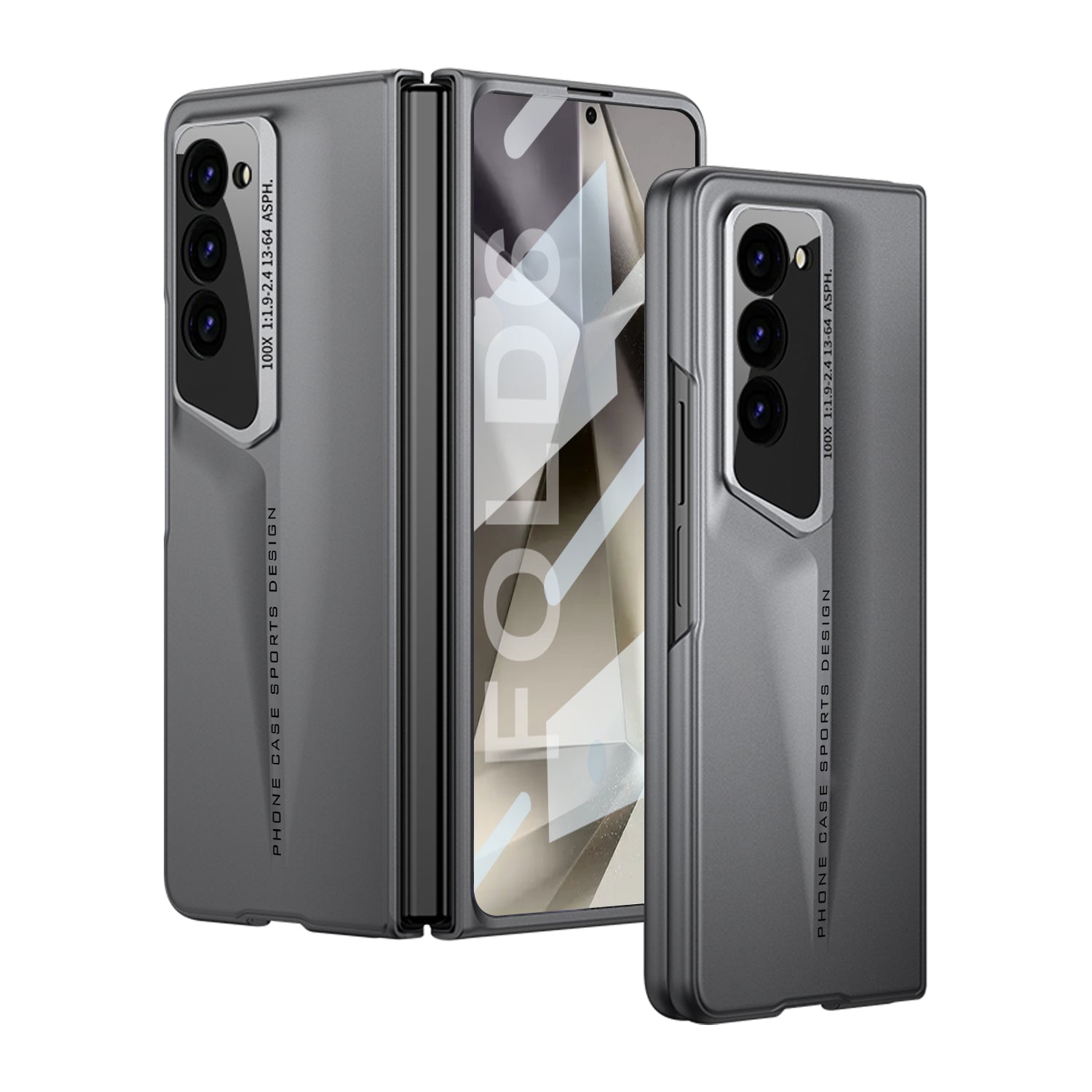 Back Cover for Blade Series Slim Hard Back Cover with Front Glass for Samsung Galaxy Z Fold 6 5g - Mypcwala