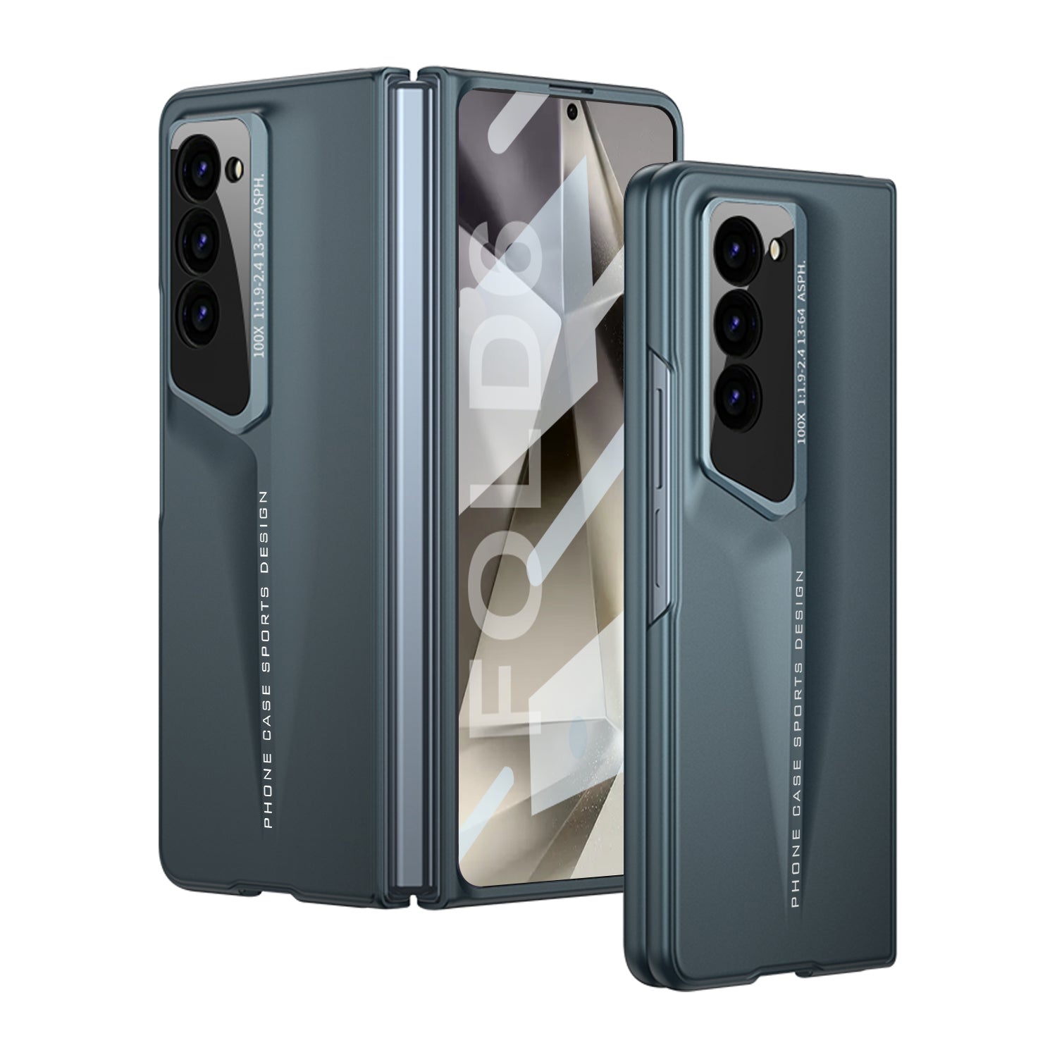 Back Cover for Blade Series Slim Hard Back Cover with Front Glass for Samsung Galaxy Z Fold 6 5g - Mypcwala