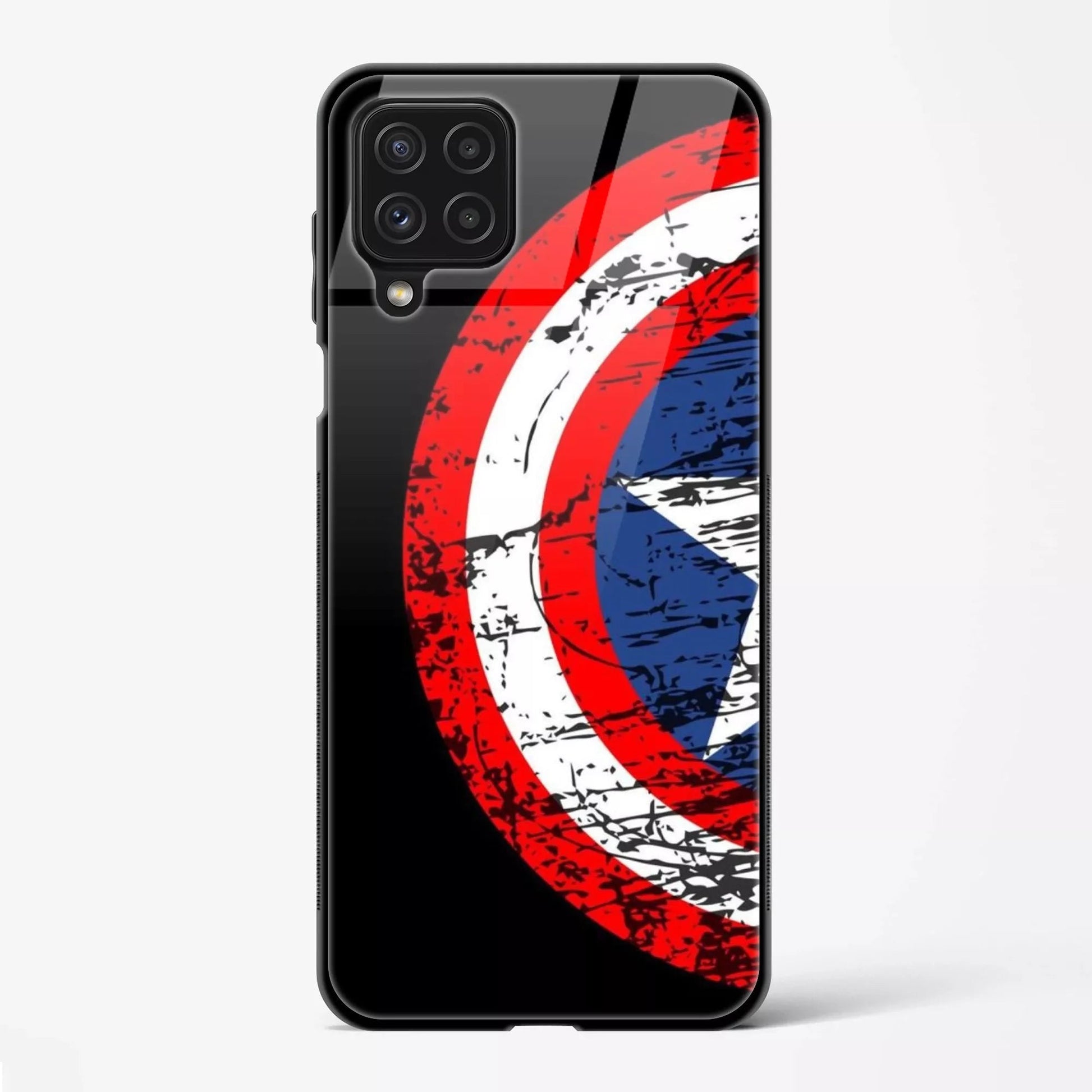 Back Cover for Galaxy A22 Premium Glass Mobile Back Case - Mypcwala
