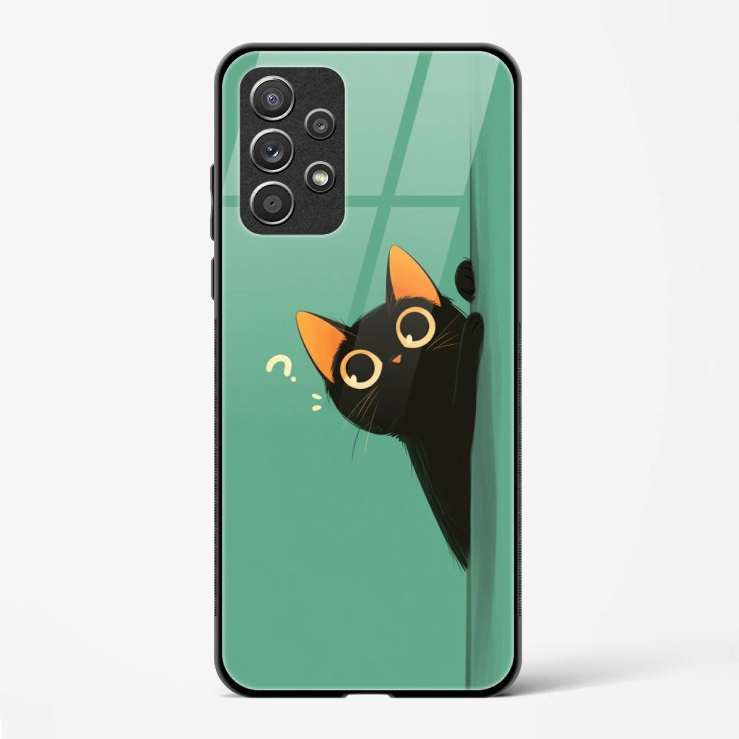 Back Cover for Galaxy A23 Premium Glass Mobile Back Case - Mypcwala