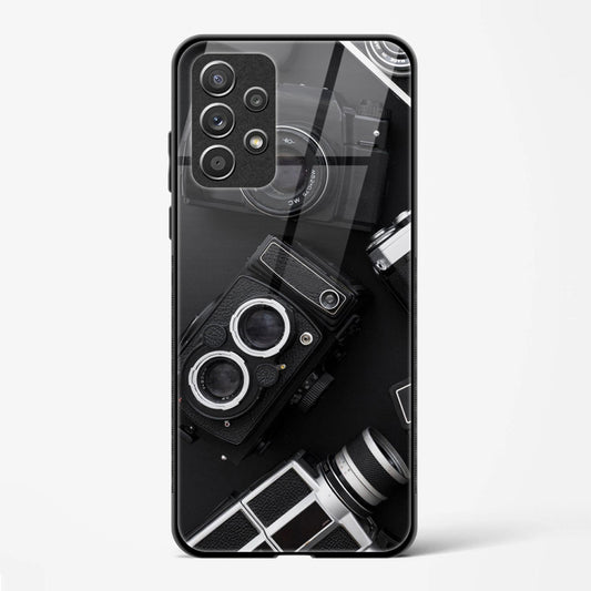 Back Cover for Galaxy A23 Premium Glass Mobile Back Case - Mypcwala