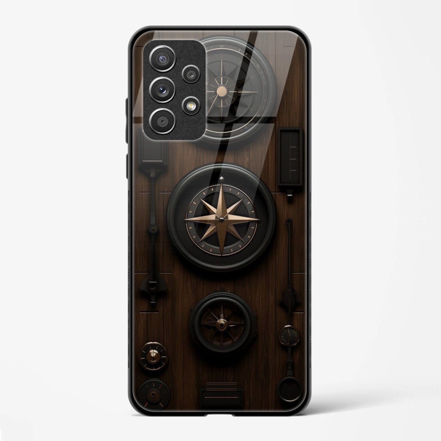 Back Cover for Galaxy A23 Premium Glass Mobile Back Case - Mypcwala