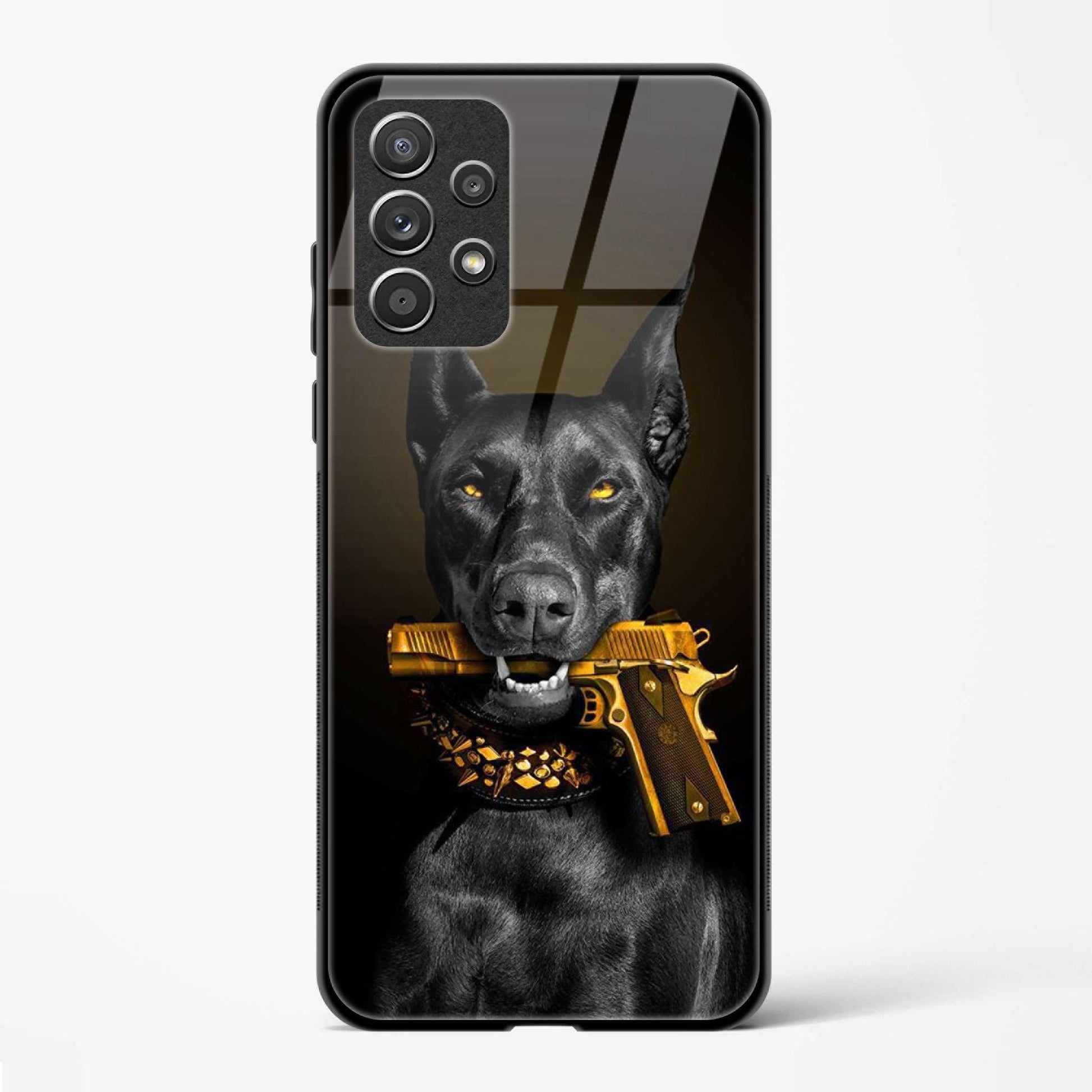 Back Cover for Galaxy A23 Premium Glass Mobile Back Case - Mypcwala