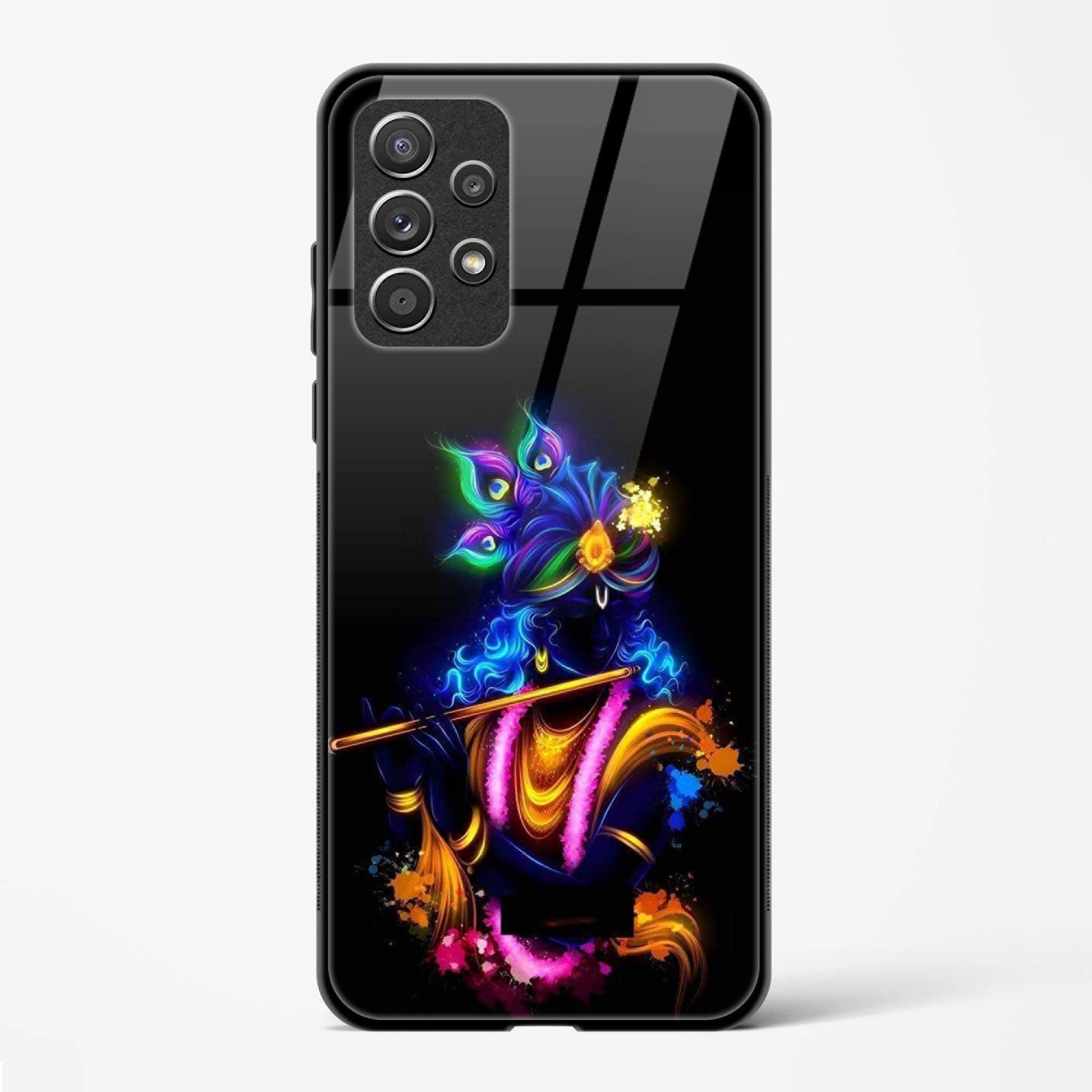 Back Cover for Galaxy A23 Premium Glass Mobile Back Case - Mypcwala