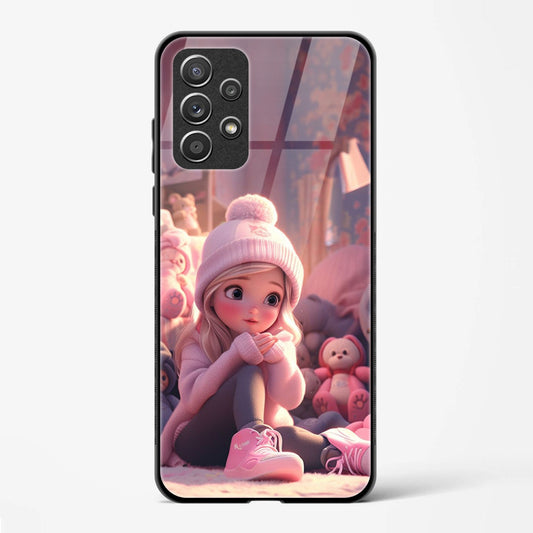 Back Cover for Galaxy A23 Premium Glass Mobile Back Case - Mypcwala