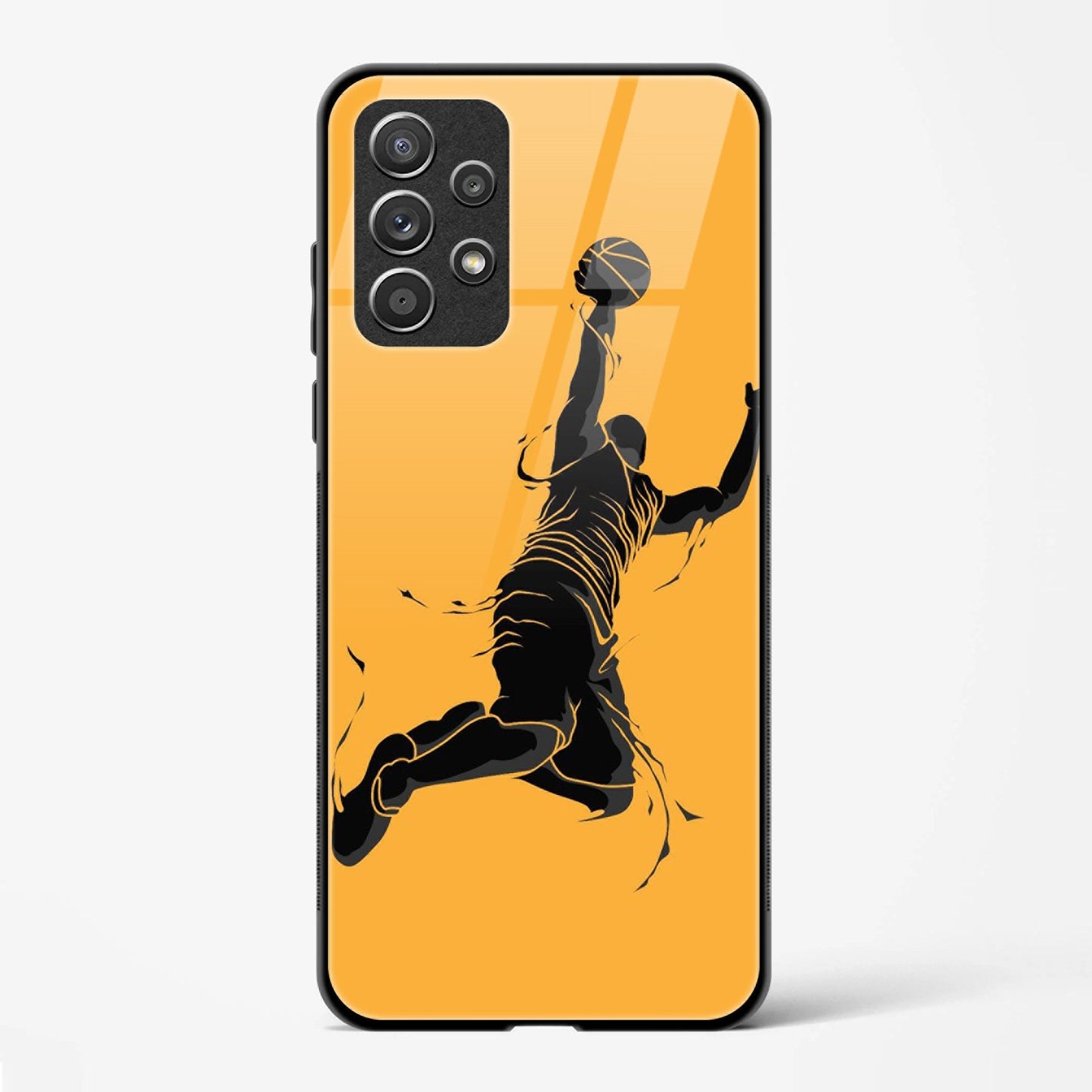 Back Cover for Galaxy A23 Premium Glass Mobile Back Case - Mypcwala