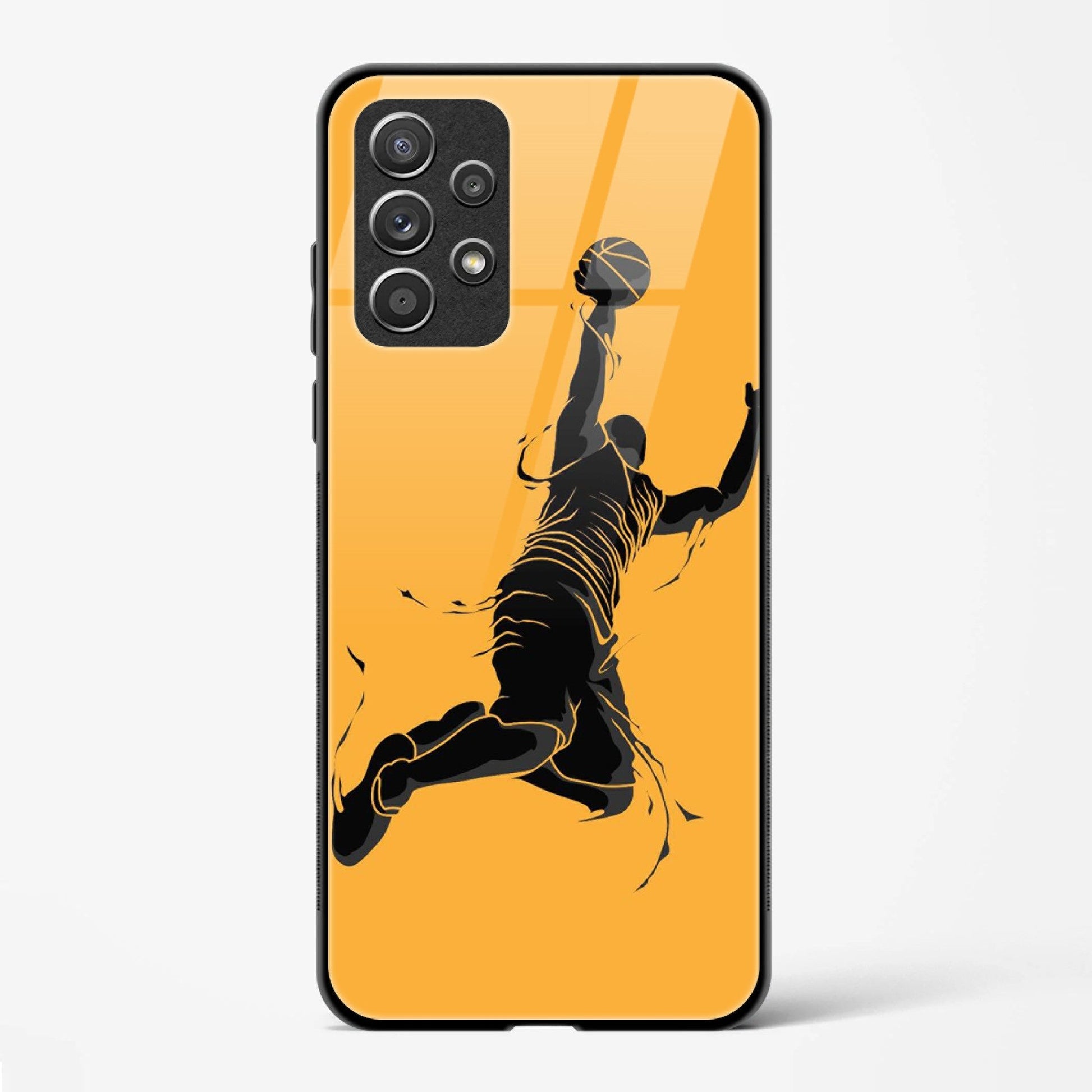 Back Cover for Galaxy A23 Premium Glass Mobile Back Case - Mypcwala