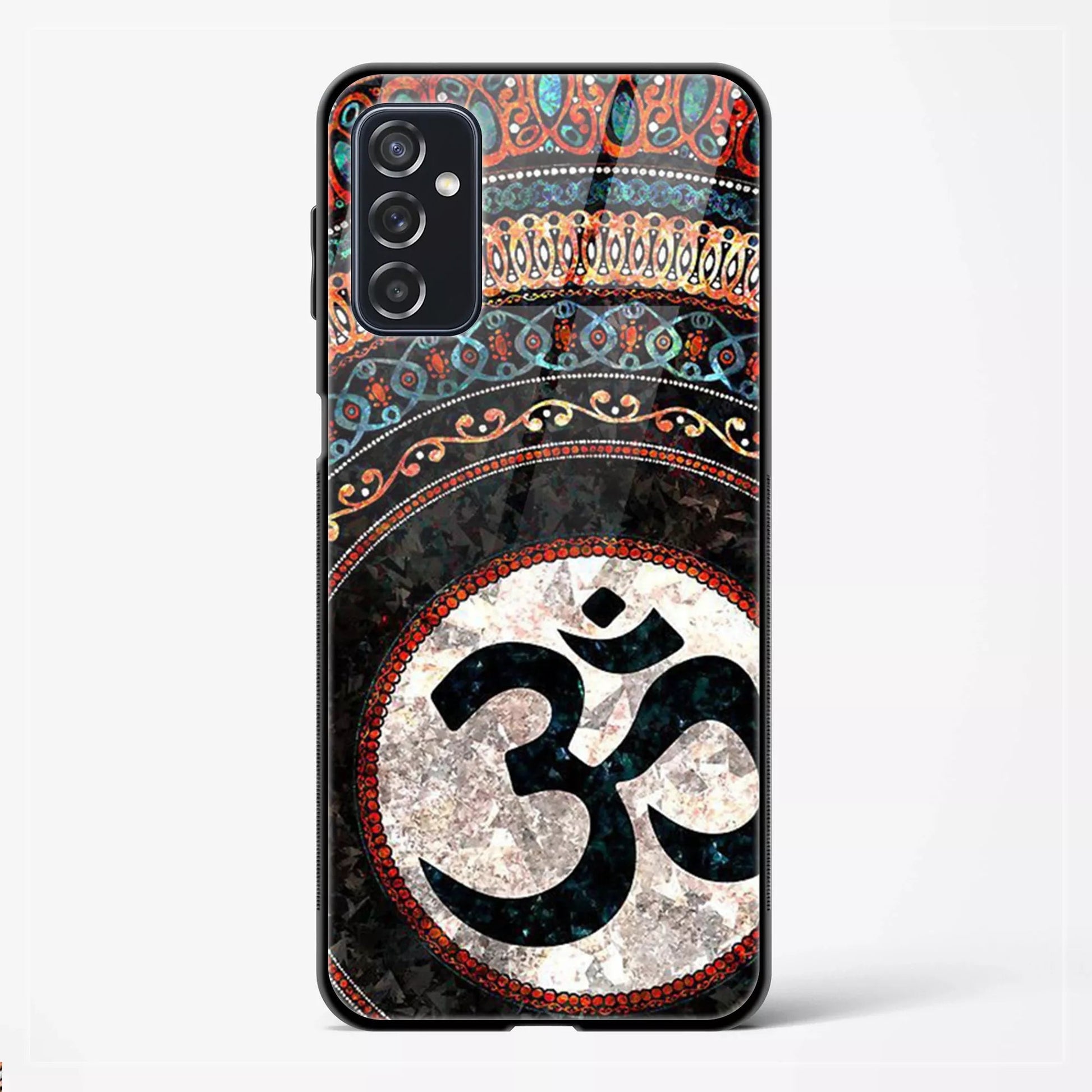 Back Cover for Galaxy A54 5G Premium Designer Glass Mobile Back Case - Mypcwala