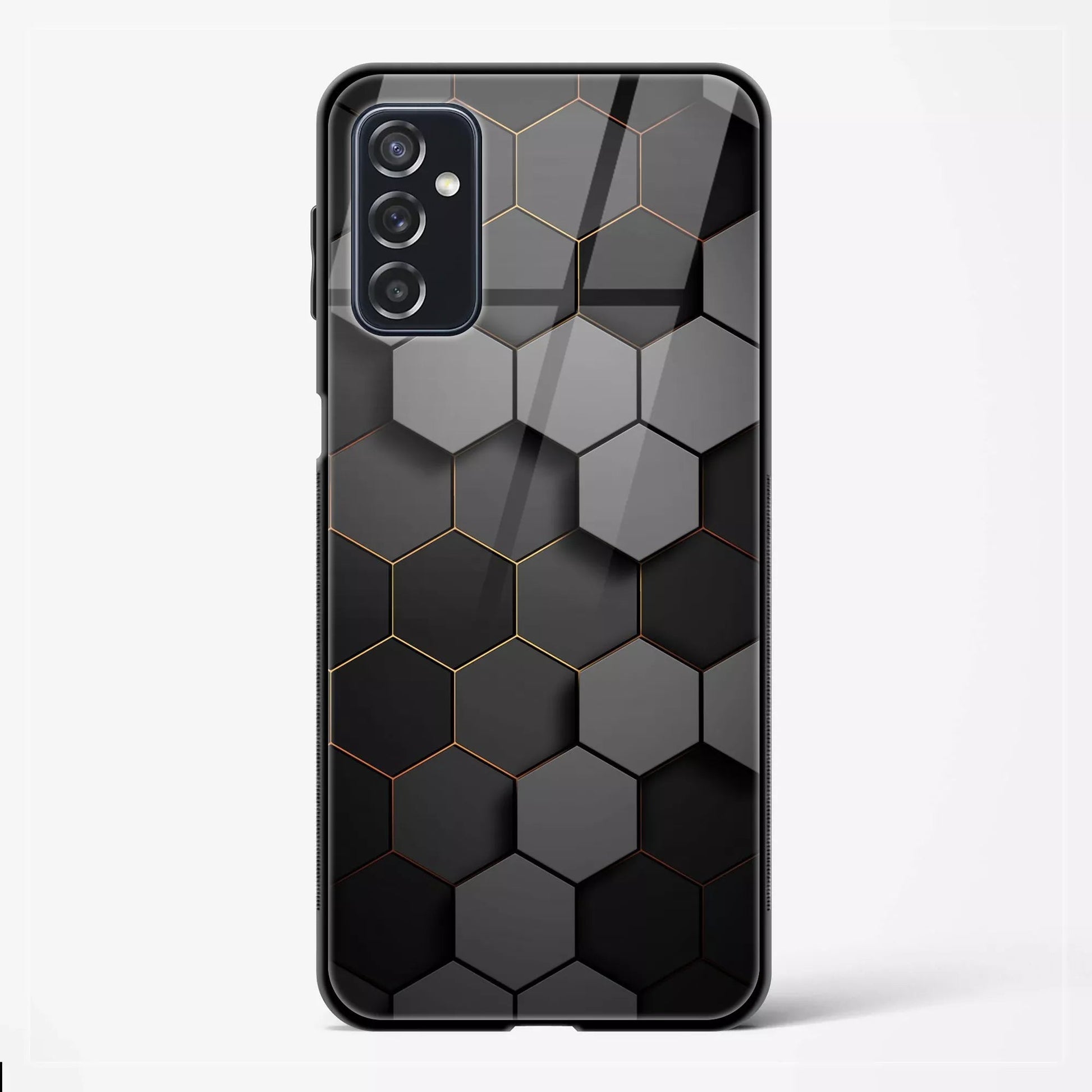 Back Cover for Galaxy A54 5G Premium Designer Glass Mobile Back Case - Mypcwala