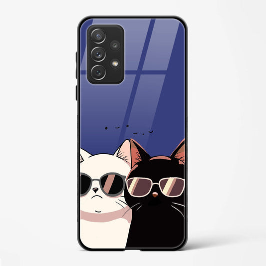 Back Cover for Galaxy A72 Premium Glass Mobile Back Case - Mypcwala