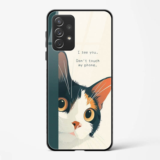 Back Cover for Galaxy A72 Premium Glass Mobile Back Case - Mypcwala