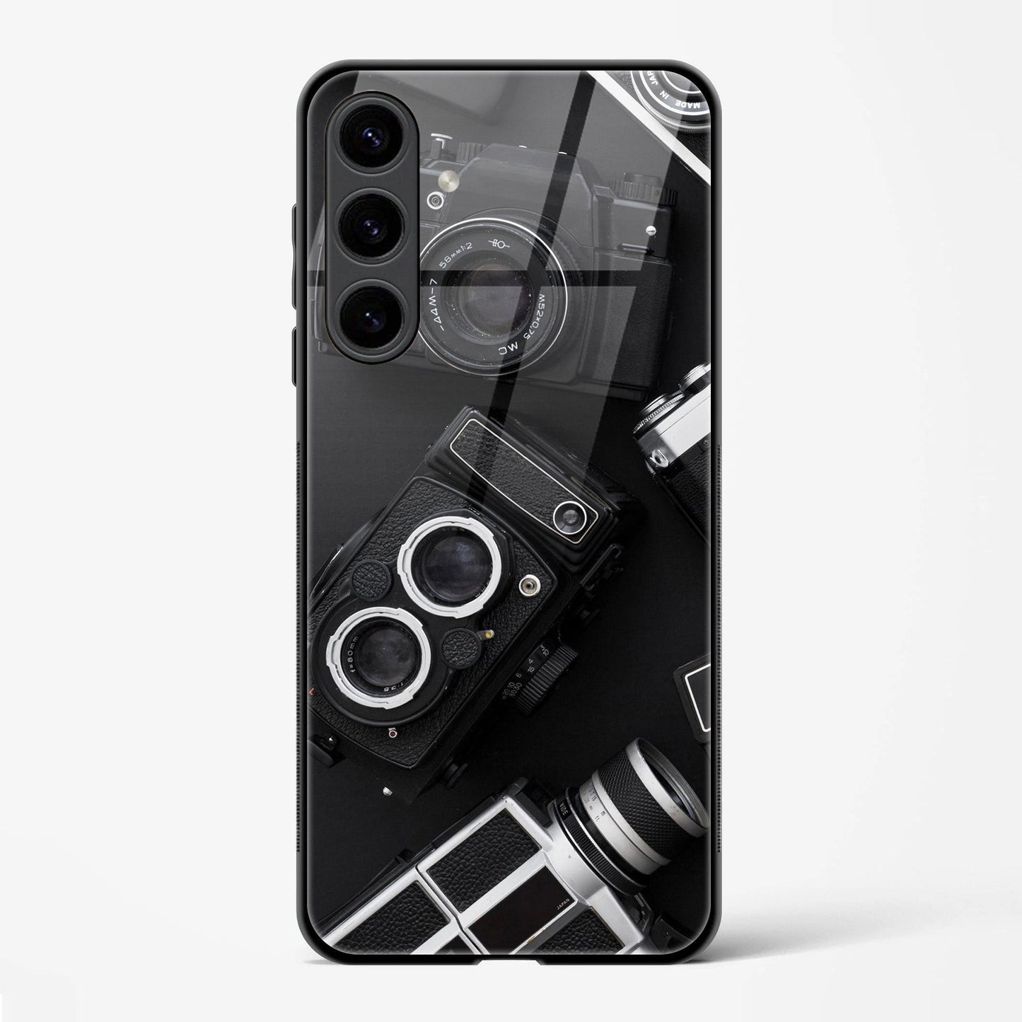 Back Cover for Galaxy S23 Premium Glass Mobile Back Case - Mypcwala