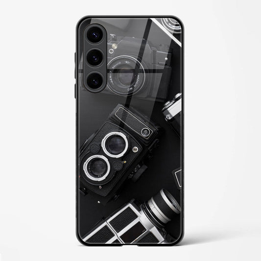 Back Cover for Galaxy S23 Premium Glass Mobile Back Case - Mypcwala