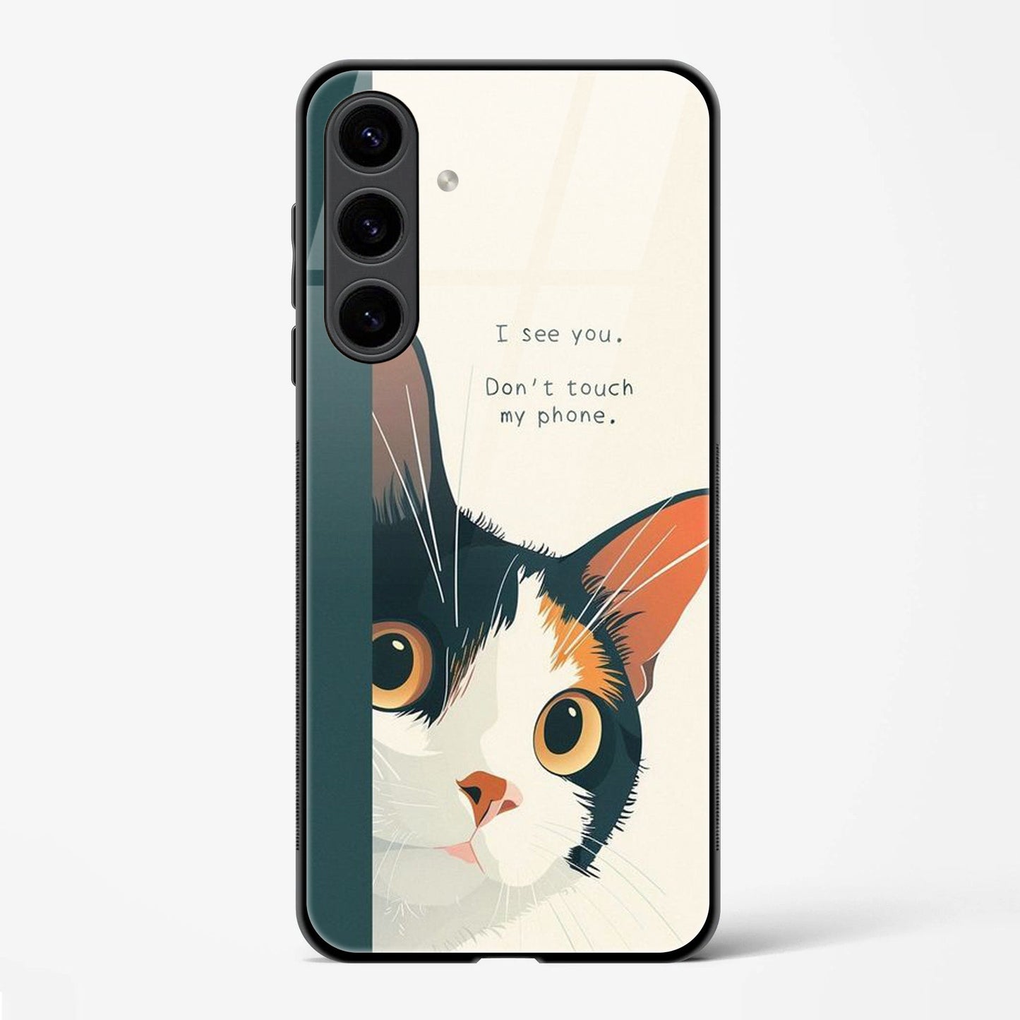 Back Cover for Galaxy S23 Premium Glass Mobile Back Case - Mypcwala