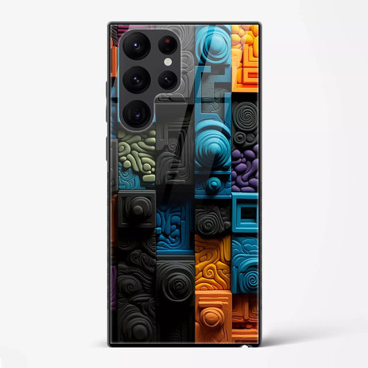 Back Cover for Galaxy S24 Ultra Premium Glass Mobile Back Case - Mypcwala