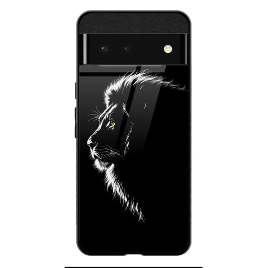 Back Cover for Google Pixel 7A Premium Animal Designed Glass Mobile Back Case/Cover - Mypcwala
