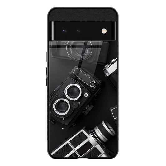 Back Cover for Google Pixel 7A Premium Camera Designed Glass Mobile Back Case/Cover - Mypcwala