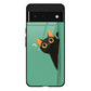 Back Cover for Google Pixel 7A Premium Cat Designed Glass Mobile Back Case/Cover - Mypcwala