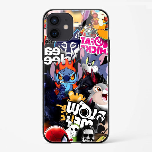 Back Cover for iPhone 12 Pro Premium Glass Mobile Back Case - Mypcwala