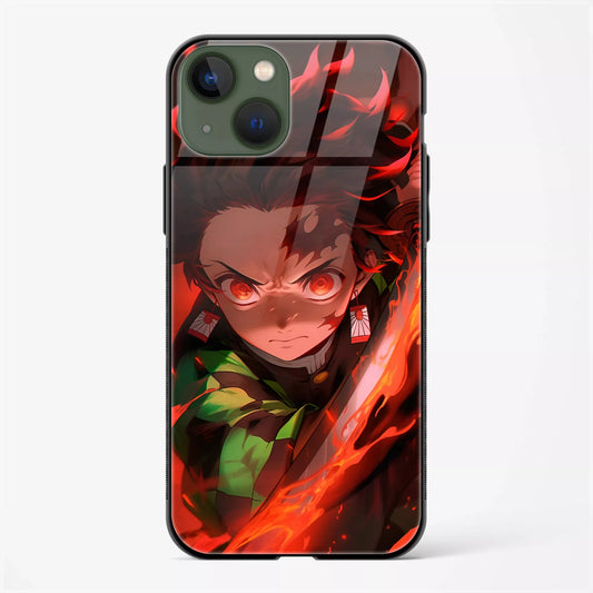 Back Cover for iPhone 13 Glass Mobile Back Case - Mypcwala