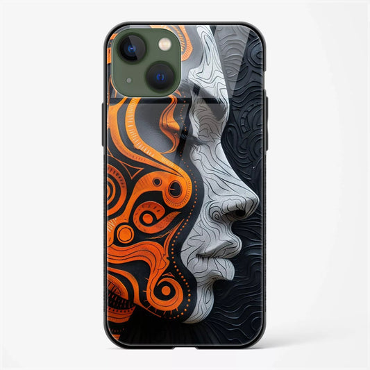 Back Cover for iPhone 13 Glass Mobile Back Case - Mypcwala
