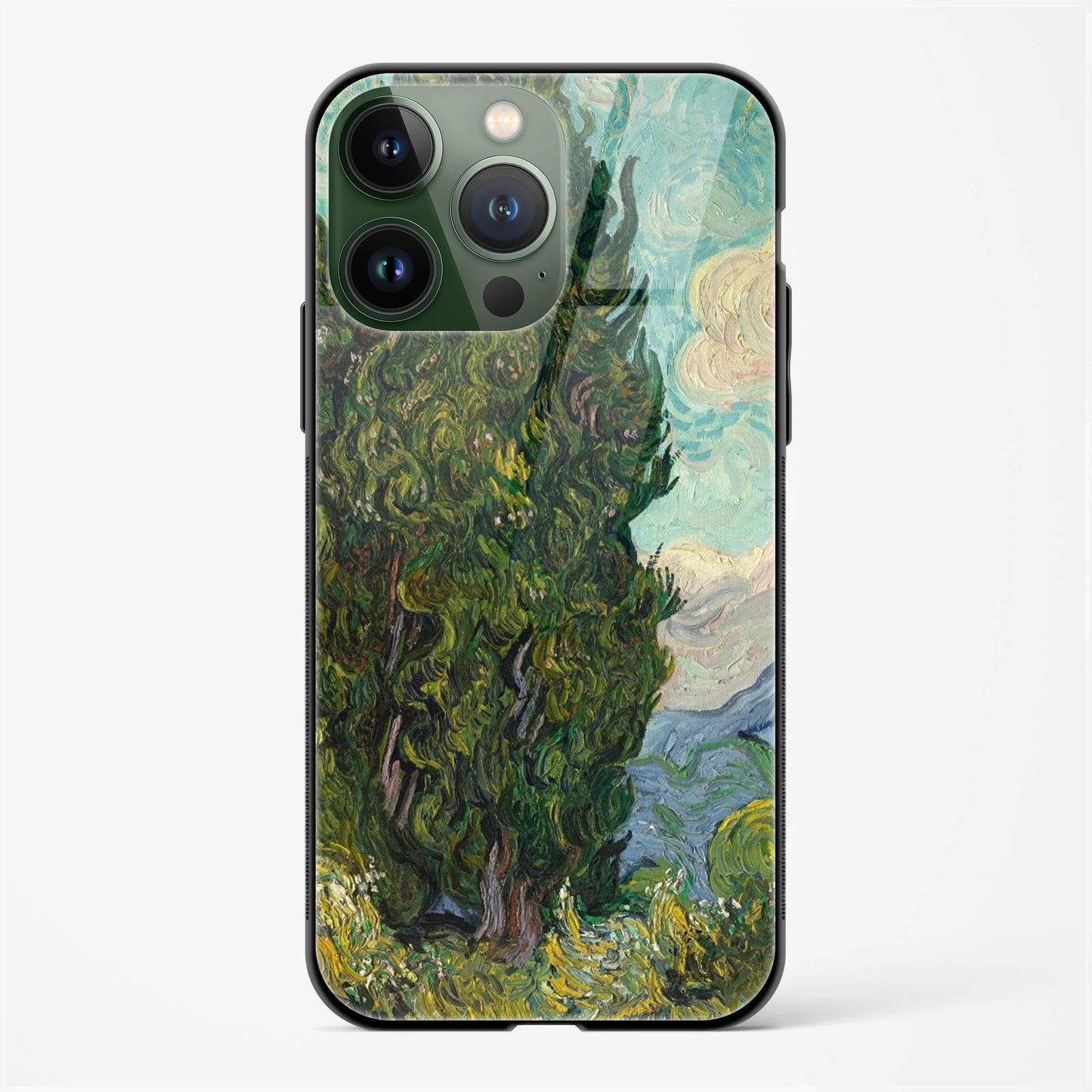 Back Cover for iPhone 14 Pro Premium Glass Mobile Back Case - Mypcwala