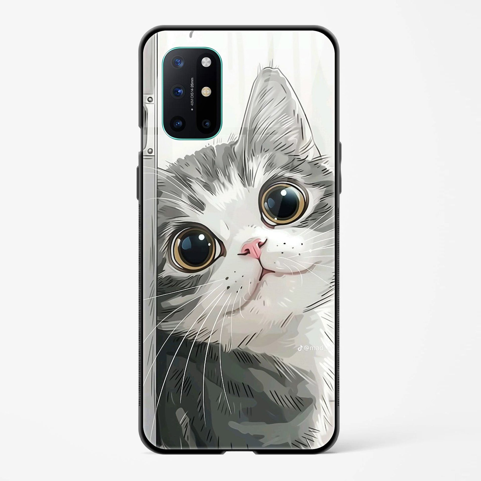 Back Cover for OnePlus 8T Premium Glass Mobile Back Case - Mypcwala