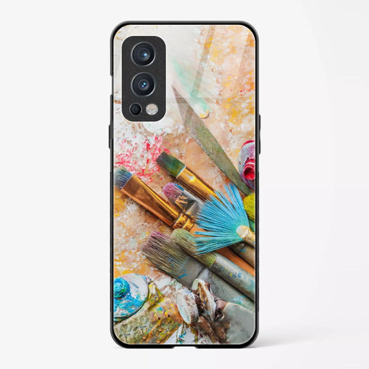 Back Cover for OnePlus Nord 2 Premium Tempered Glass Mobile Back Case - Mypcwala