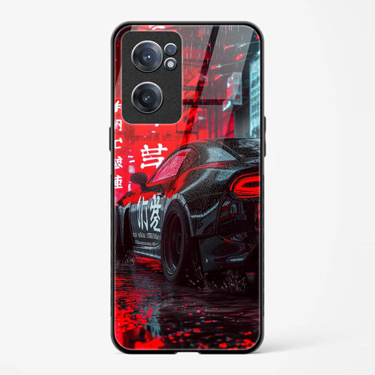 Back Cover For OnePlus Nord CE 2 5G Premium Glass Car Designed Mobile Back Case & Cover - Mypcwala
