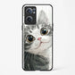 Back Cover For OnePlus Nord CE 2 5G Premium Glass Cat Designed Mobile Back Case & Cover - Mypcwala