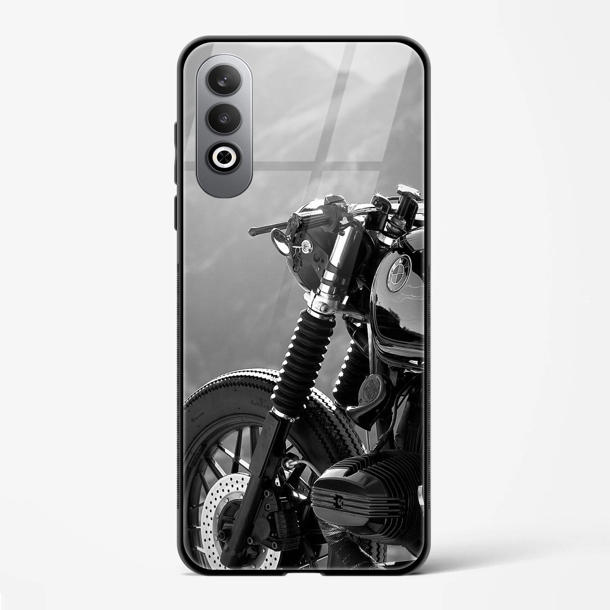 back Cover For OnePlus Nord CE4 Premium Motorcycle Design Glass Mobile Back Case/Cover - Mypcwala