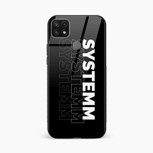 Back Cover for Oppo A15 Premium Glass Mobile Back Case - Mypcwala