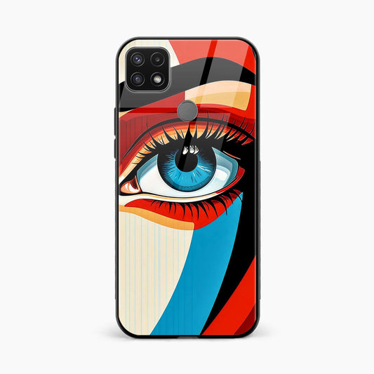 Back Cover for Oppo A15s Premium Glass Mobile Back Case - Mypcwala