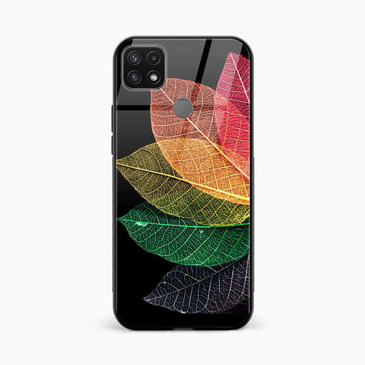 Back Cover for Oppo A15s Premium Glass Mobile Back Case - Mypcwala