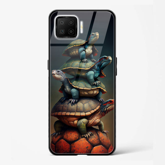 Back Cover for Oppo F17 Premium Glass Mobile Back Case - Mypcwala