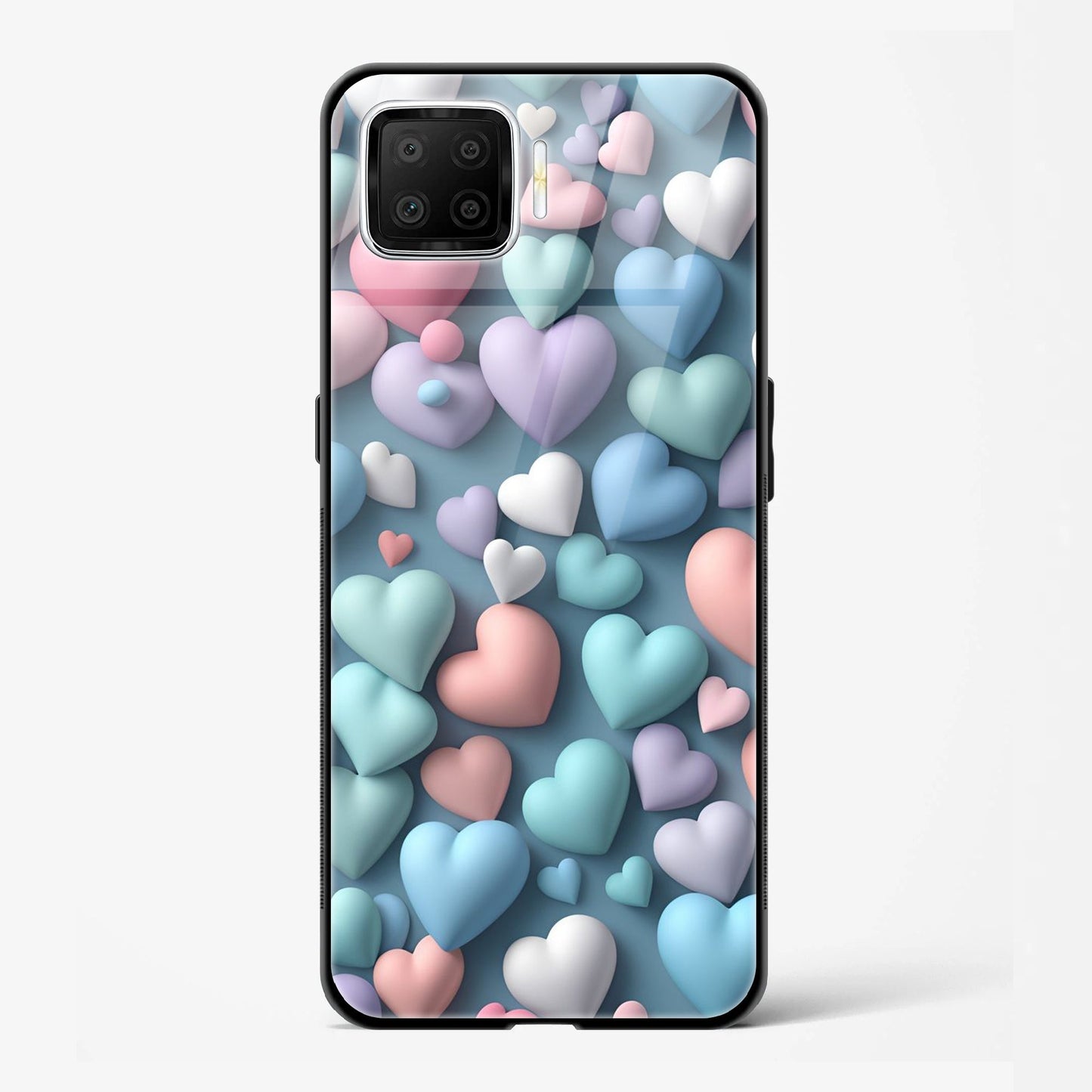 Back Cover for Oppo F17 Premium Glass Mobile Back Case - Mypcwala